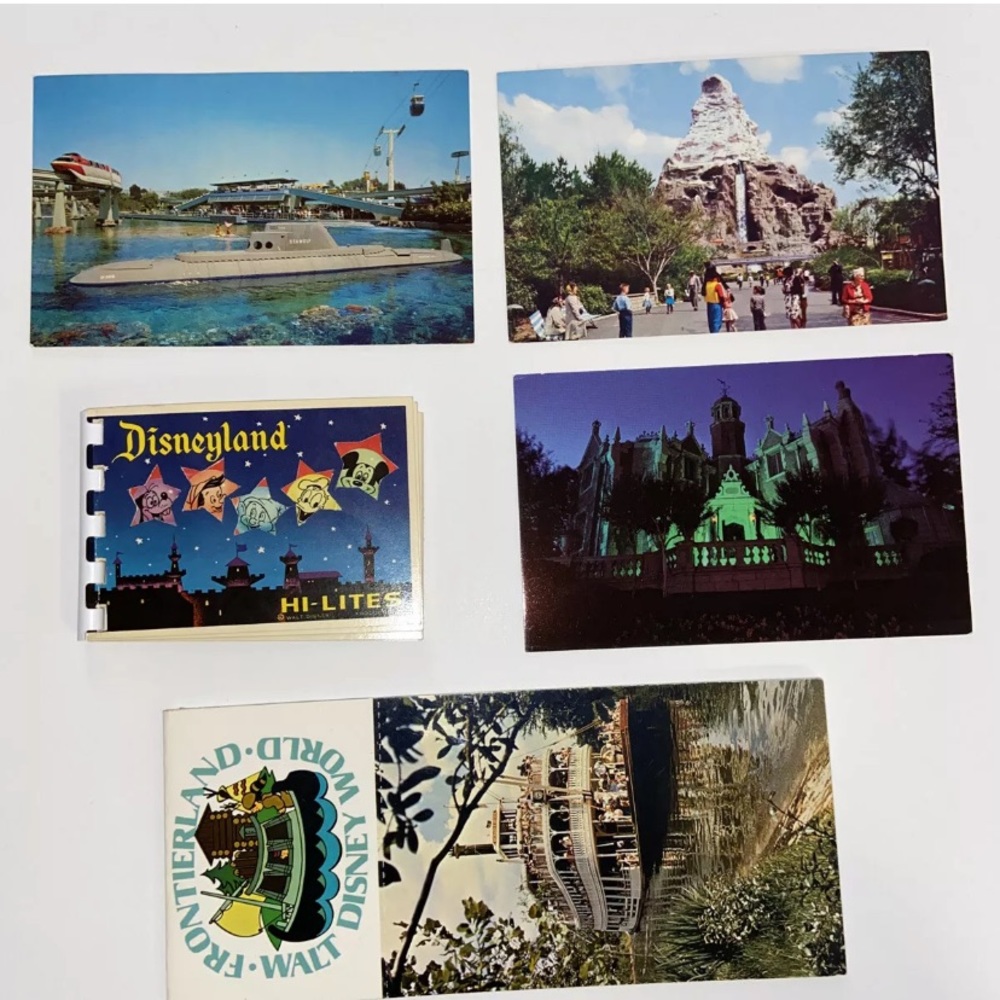 Unused Vintage 60s-70s Disney Exclusive Postcards